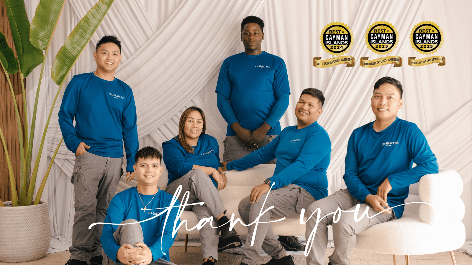 Celebrations Flowers & Gifts Celebrates Double Win at Best of Cayman 2025!