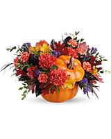 Teleflora's Hauntingly Pretty Pumpkin Bouquet