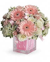 Baby's First Block by Teleflora - Pink