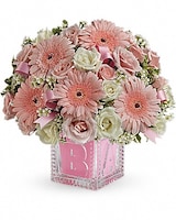 Baby's First Block by Teleflora - Pink