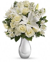 Teleflora's Shimmering White Bouquet