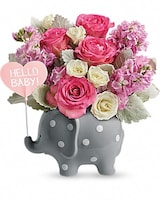 Teleflora's Hello Sweet Baby - Pink