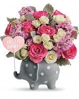 Teleflora's Hello Sweet Baby - Pink