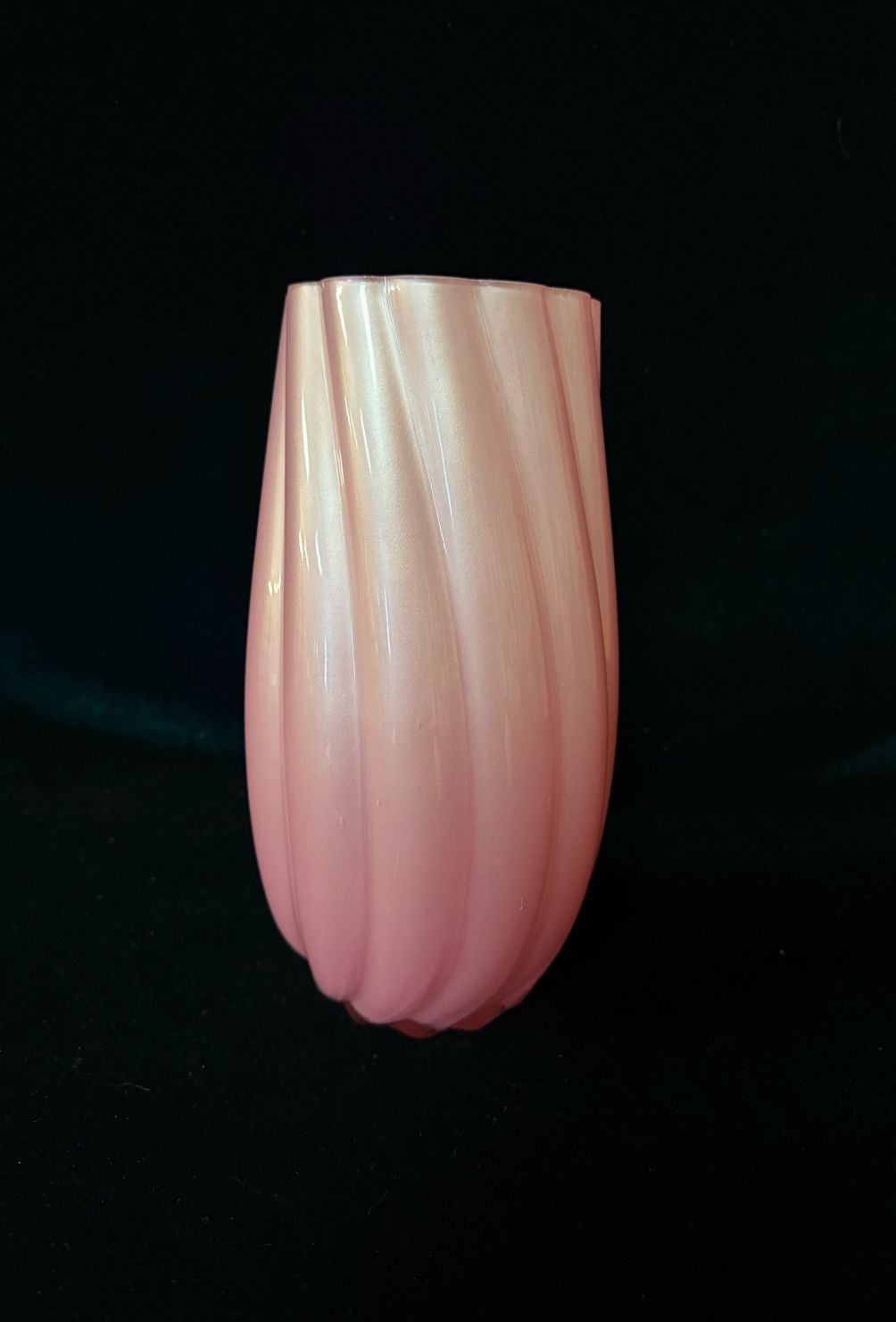 Pink Swirls Vase
