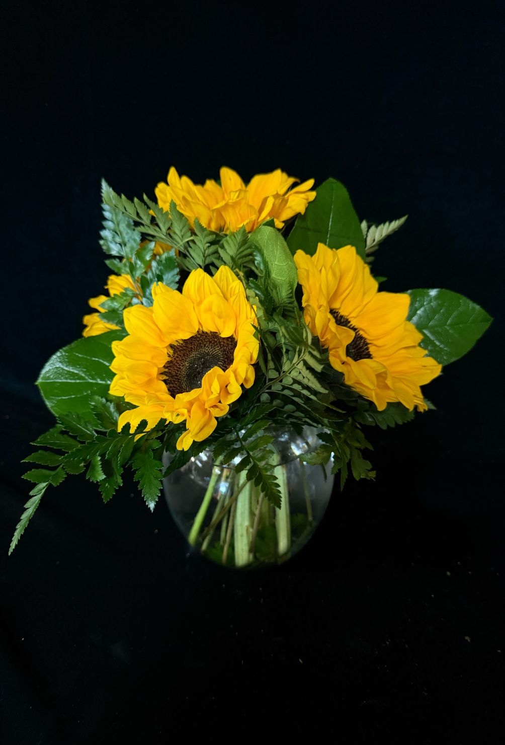 sunflower bubble bowl 