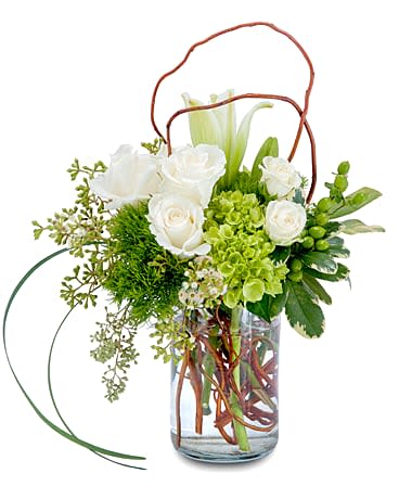 Green Hydrangea & Lily