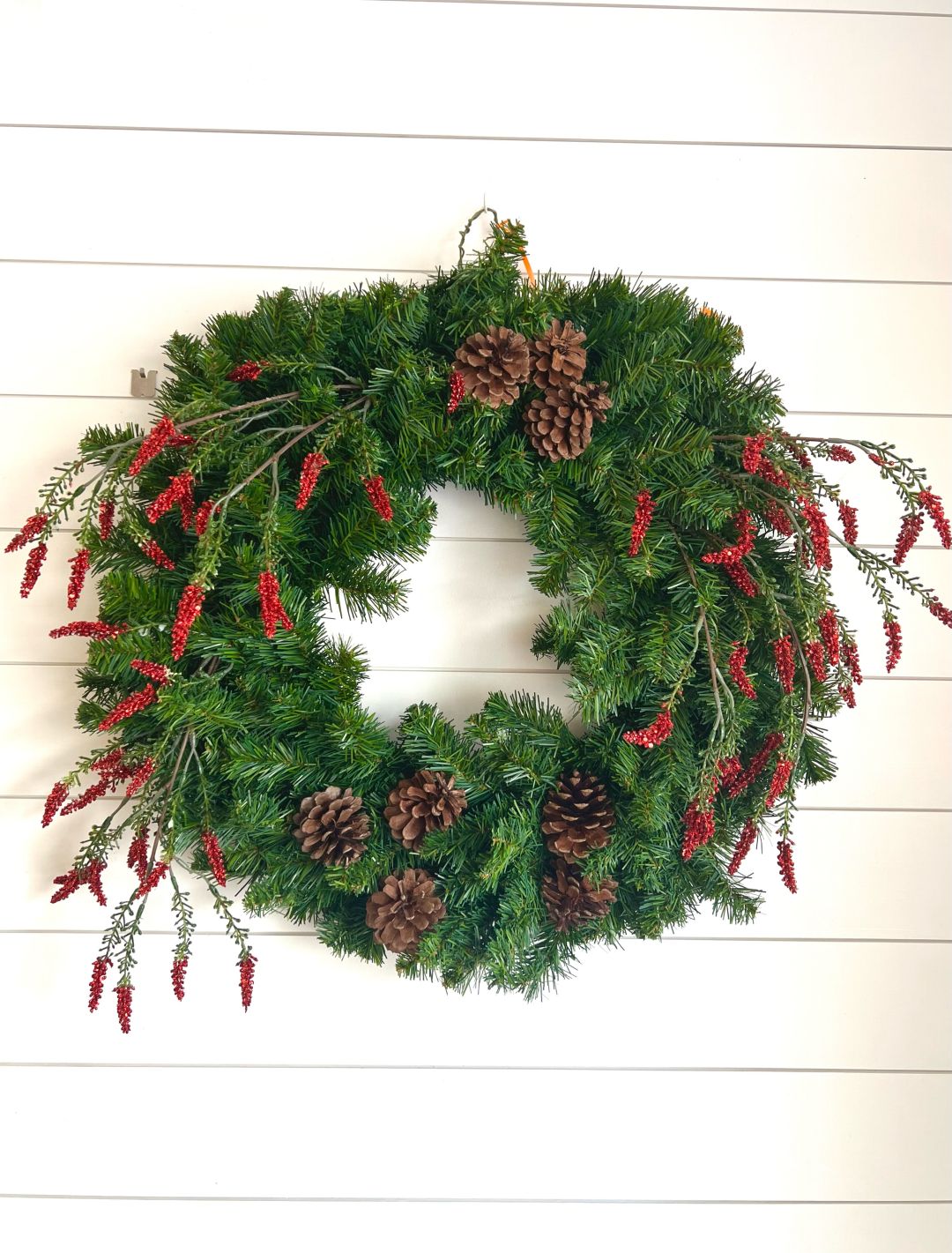 Red glitter branch