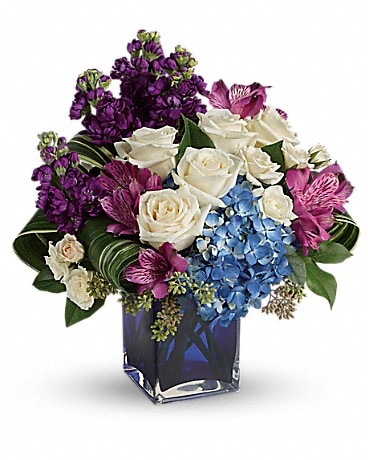 Teleflora's Portrait In Purple Bouquet
