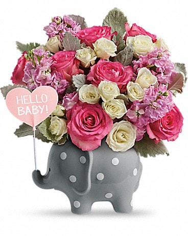 Teleflora's Hello Sweet Baby - Pink