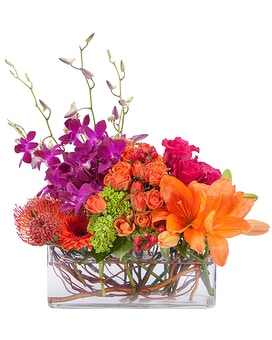 Floral Chevron