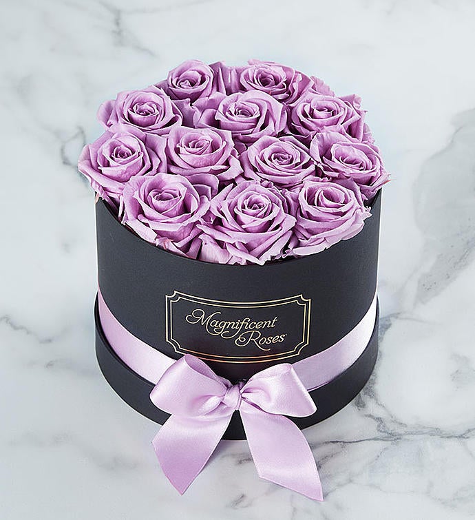 Magnificent Roses® Preserved Lavender Roses