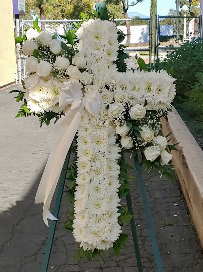 White Standing Cross Extra Large