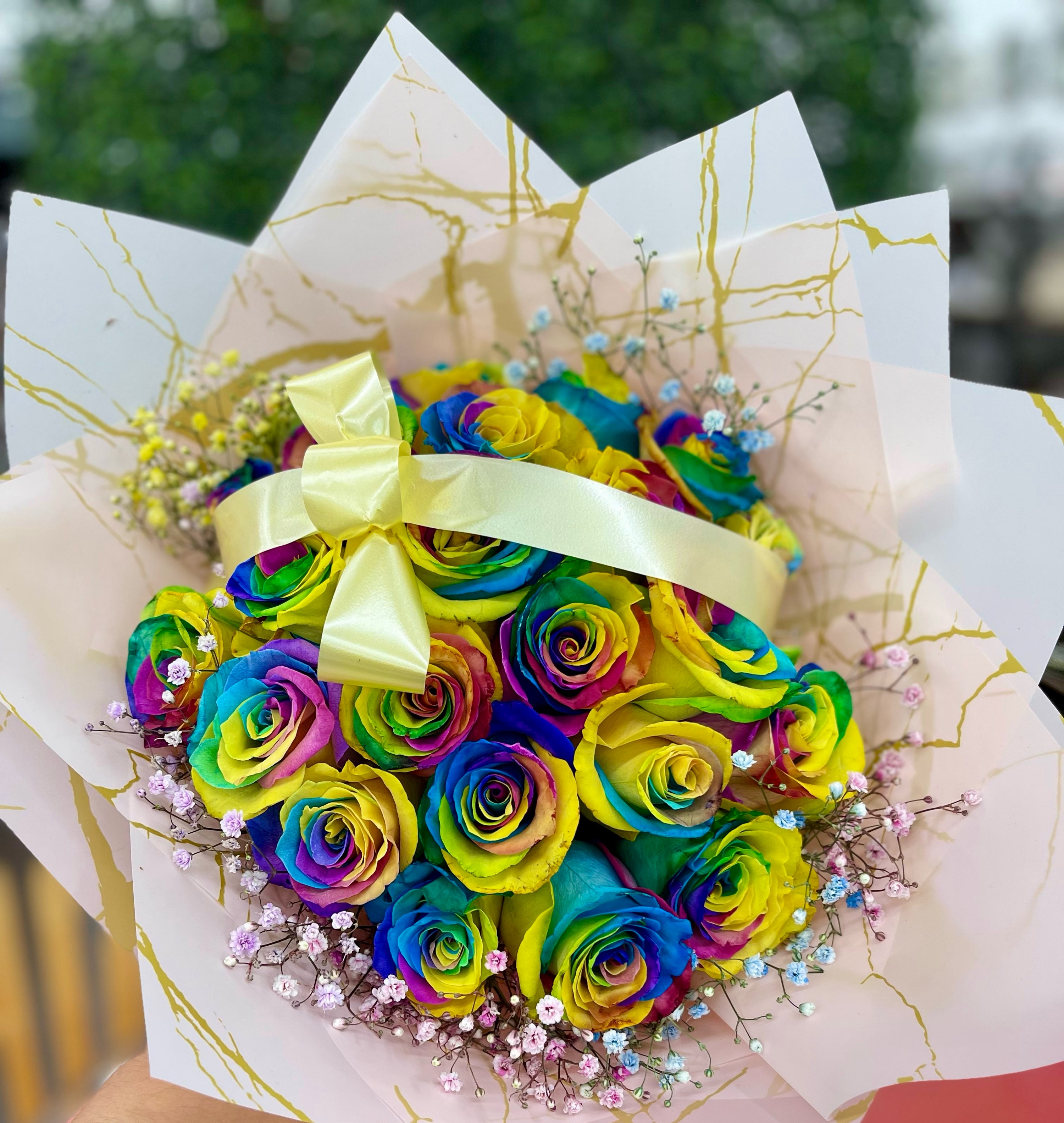Rose Bouquet - Rainbow 