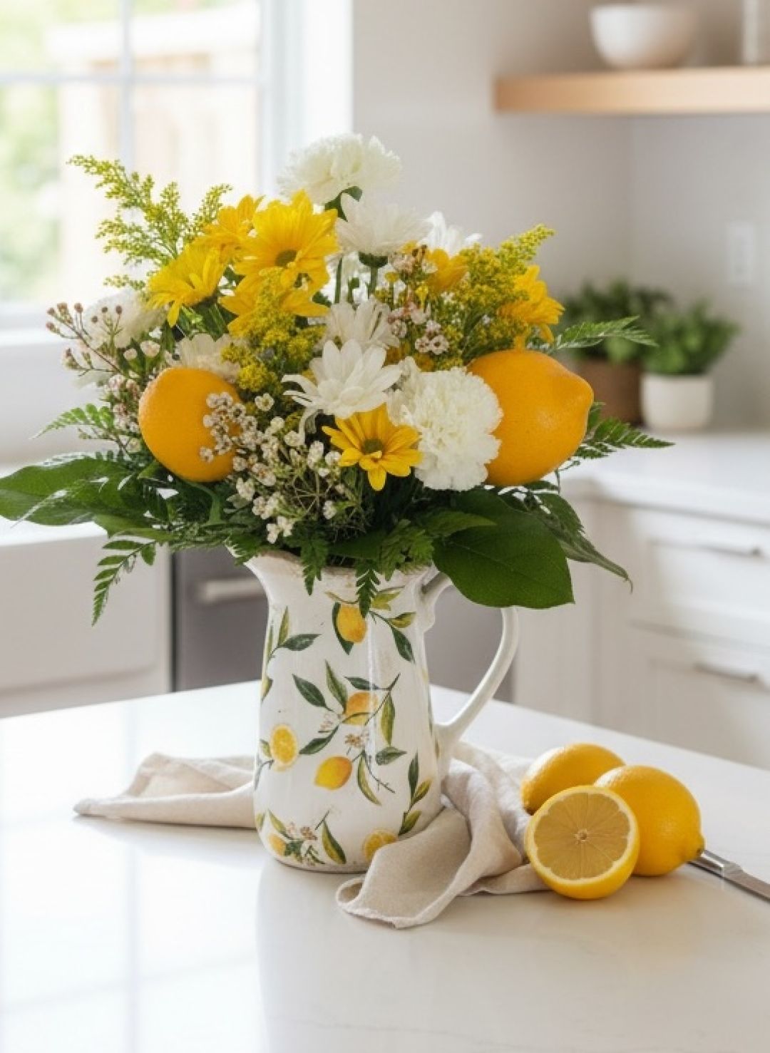 Lemon Pitcher blooms 