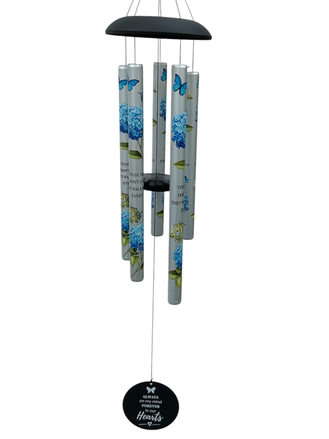 Blue Hydrangea Memorial Wind Chime