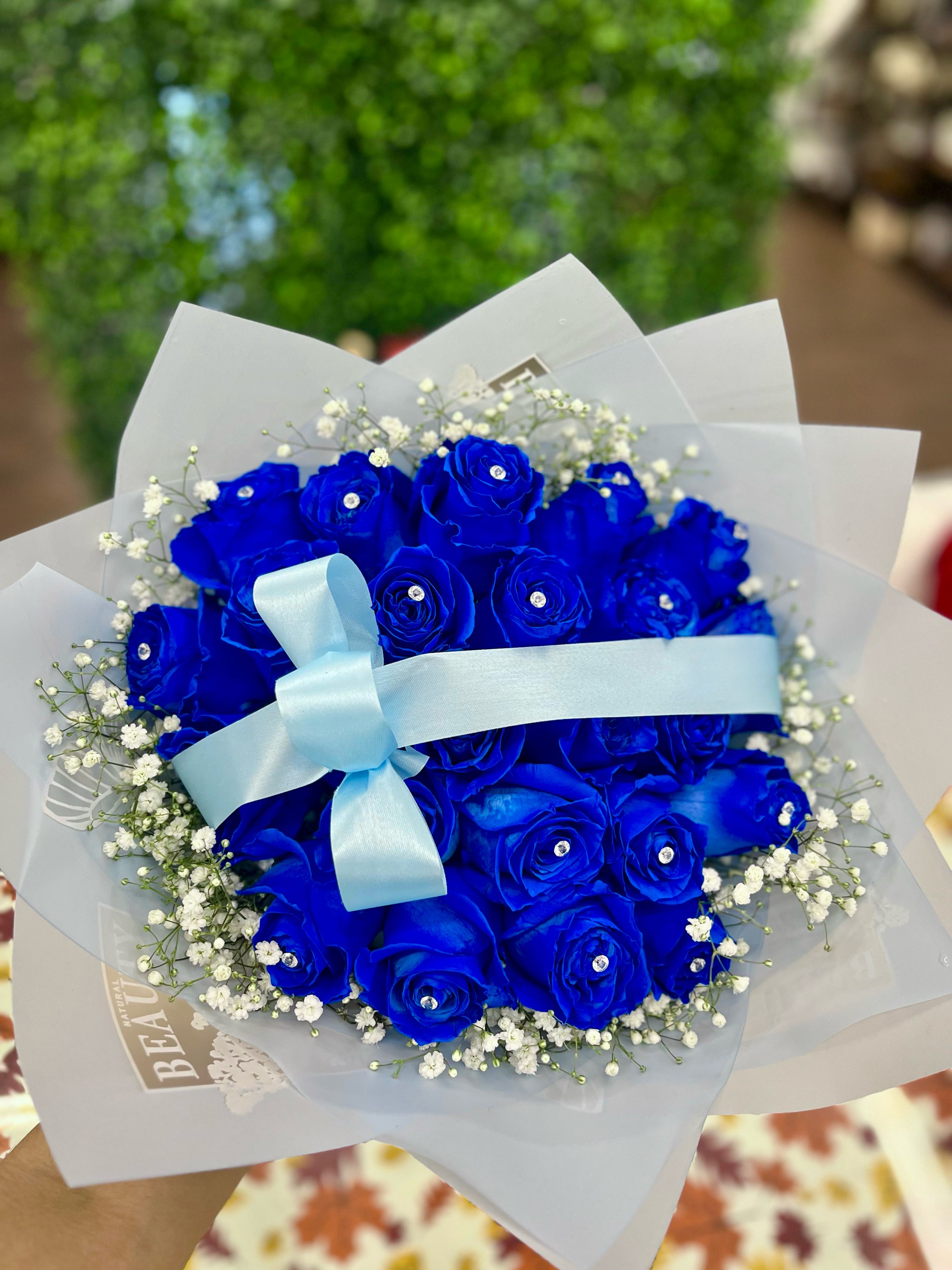 Rose Bouquet- Blue 