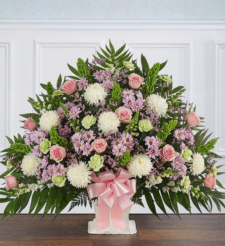 Heartfelt Tribute™ Floor Basket- Pastel