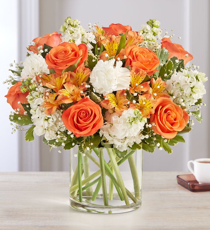 Loving Sentiments™ Peach, Orange & White