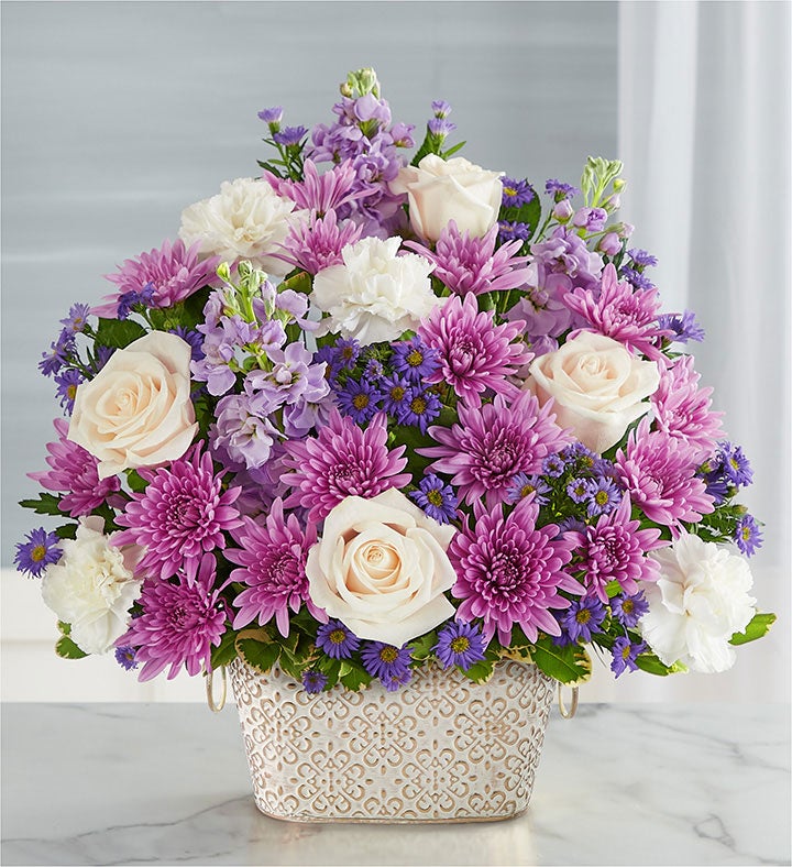Loving Remembrance™ Lavender and White