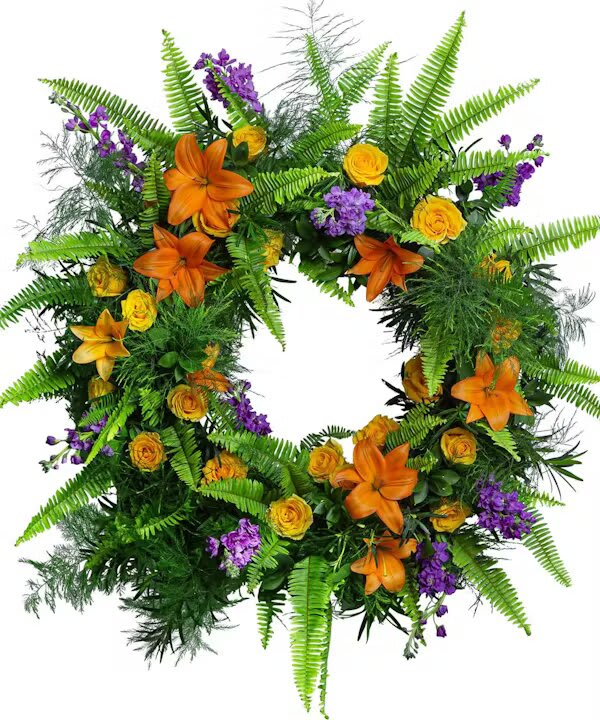BIRDS OF SOLACE SYMPATHY WREATH