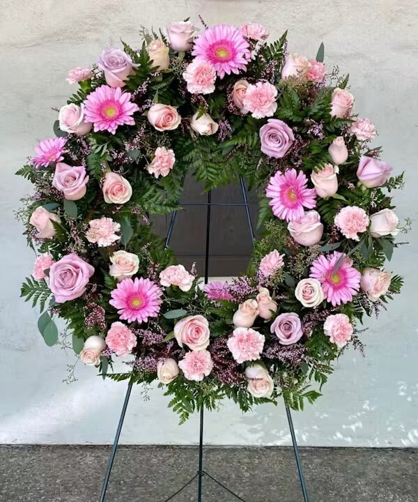 Shades of Pink Wreath