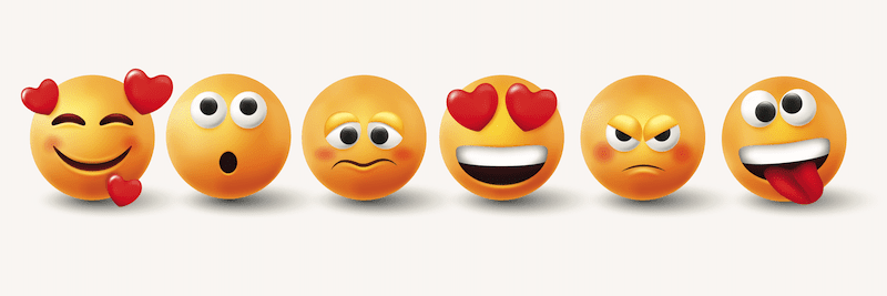 Converying sentiments in your own language with emojis