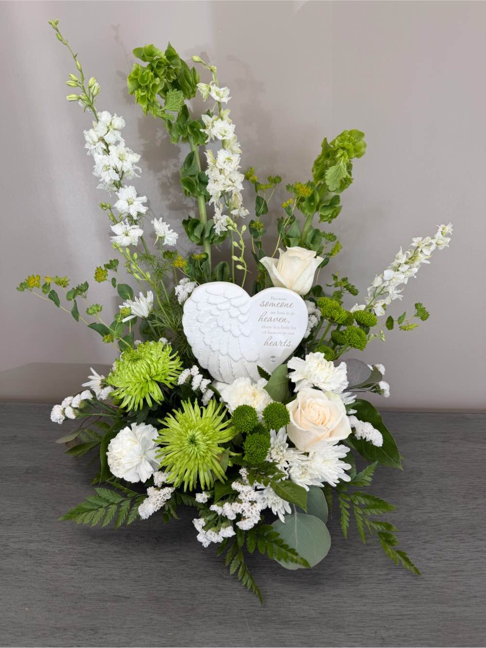 Loving Farewell with Heart Shaped Keepsake