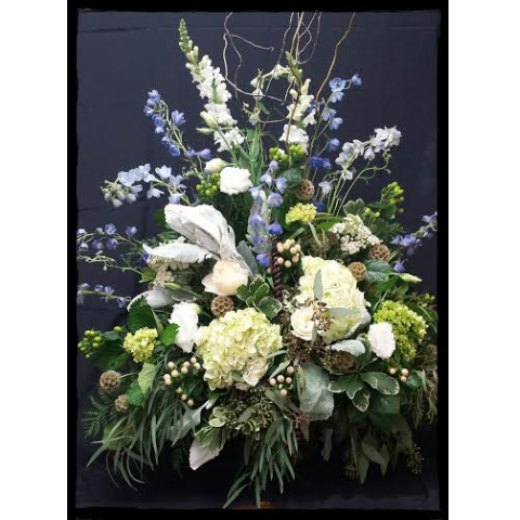 Jacques Flower Shop - Manchester Nature in Blue and White