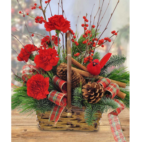 Jacques Flower Shop - Manchester JQC146 Cinnamon Basket