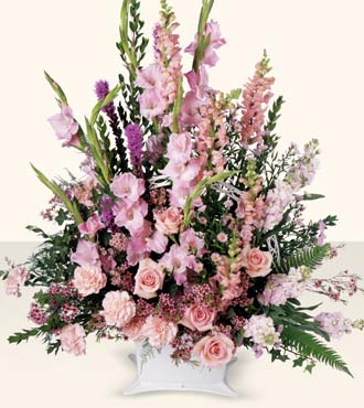 Jacques Flower Shop - Manchester Peaceful Memories Arrangement