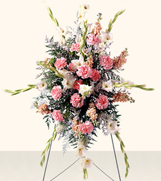 Jacques Flower Shop - Manchester Pink Mixture Standing Spray