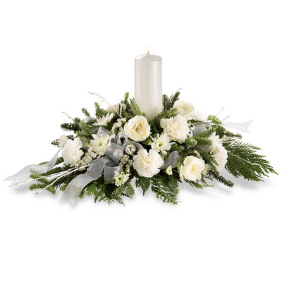 Jacques Flower Shop - Manchester JAC13CP02 Winter Dreams Centerpiece