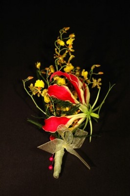 Jacques Flower Shop - Manchester JQW Gloriosa Lily Boutonniere
