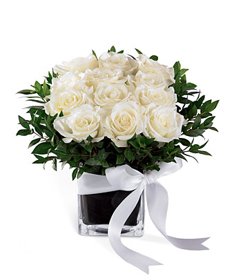 Jacques Flower Shop - Manchester Pure Romance Rose Bouquet
