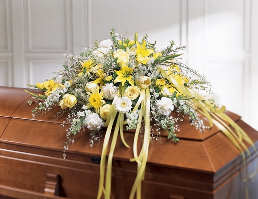 Jacques Flower Shop - Manchester Rest in Peace Casket Spray