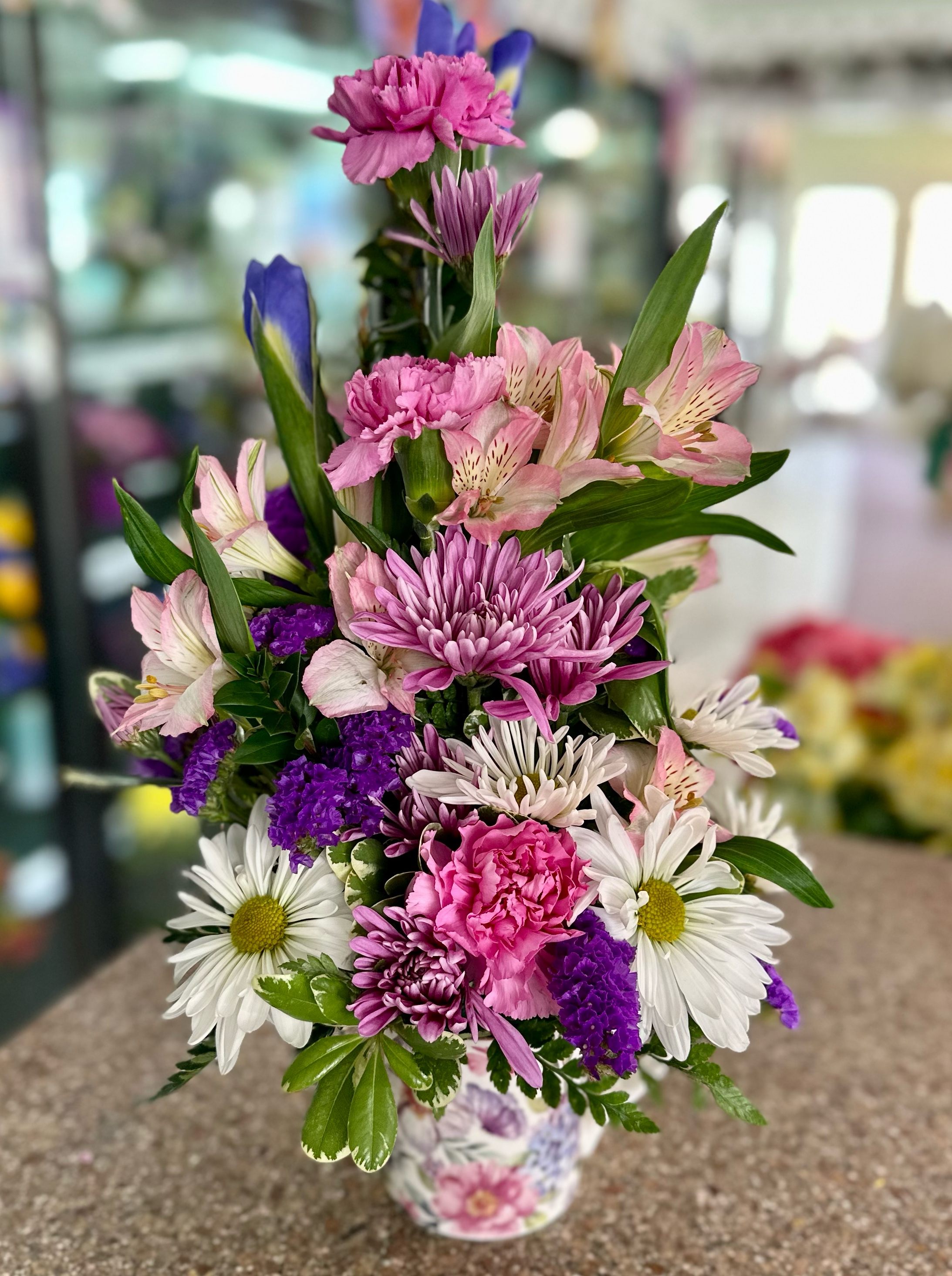 Mothers Love Mug bouquet 
