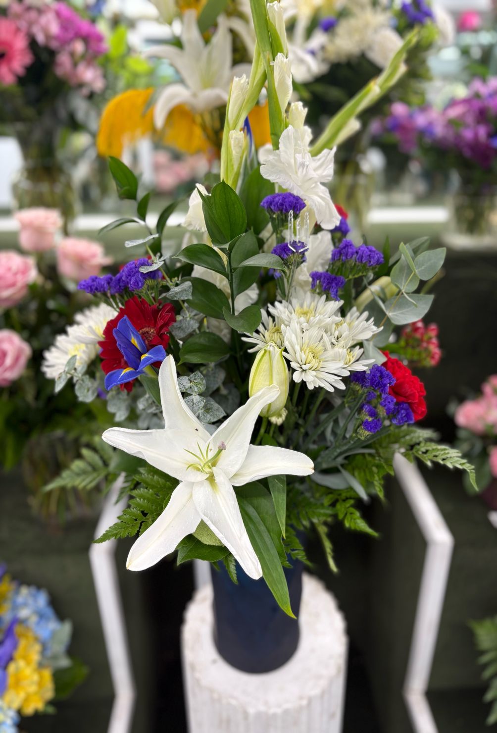 Red White and Blue Arrangement IN THE COOLER 