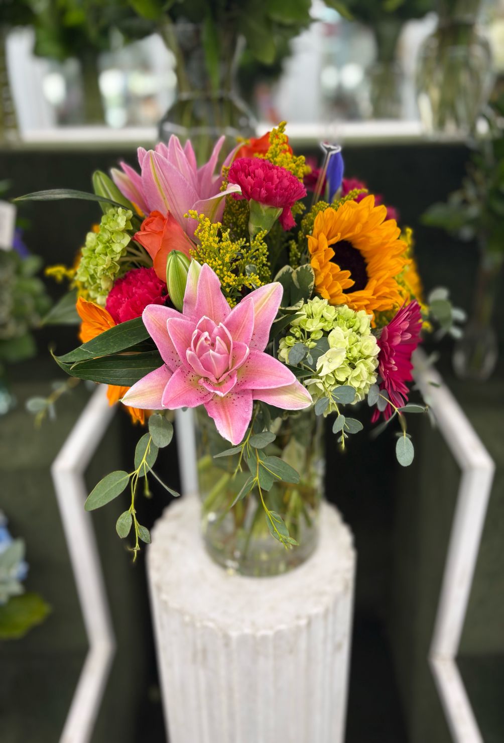 Joyous Blooms Arrangement IN THE COOLER 