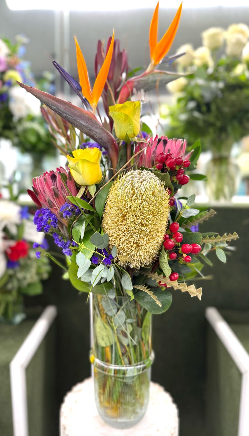 TROPICAL BREEZE ARRANGEMENT IN THE COOLER