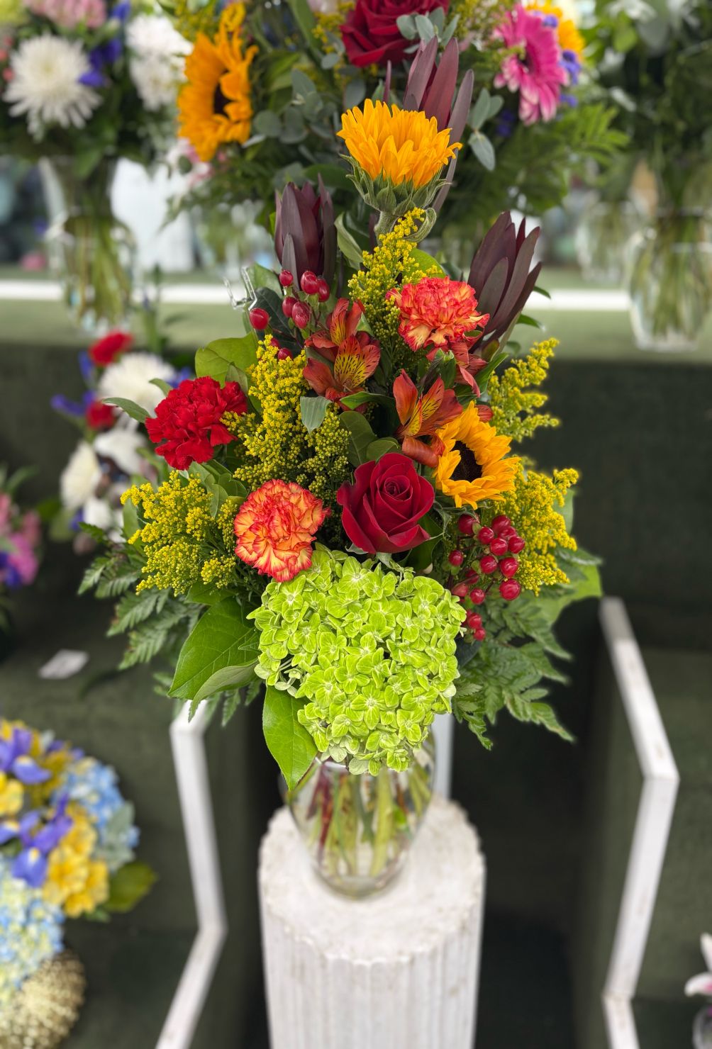 Bright Color Arrangement IN THE COOLER 