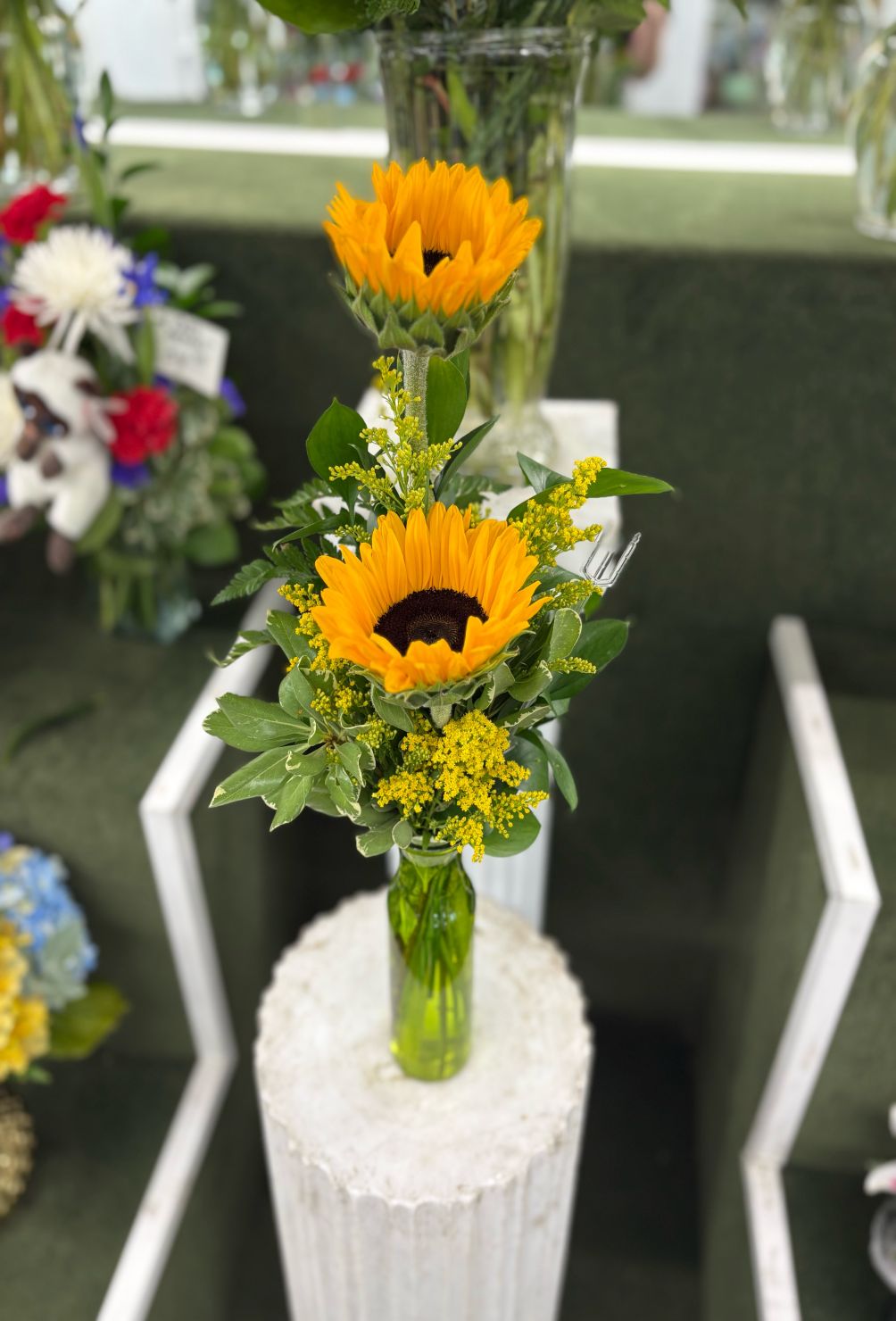 Sunflower Budvase IN THE COOLER 