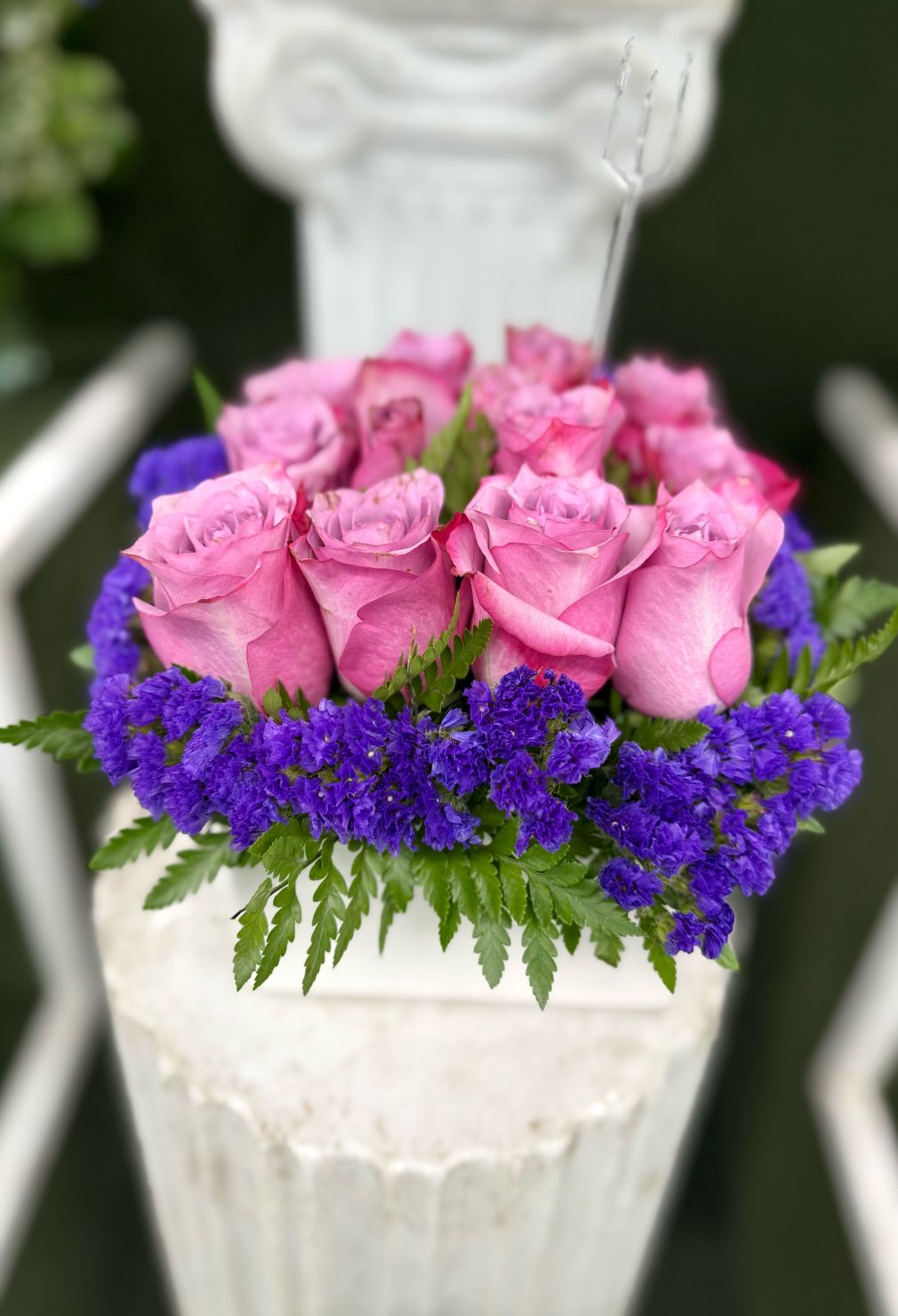 LAVENDER DREAMS ARRANGEMENT IN THE COOLER