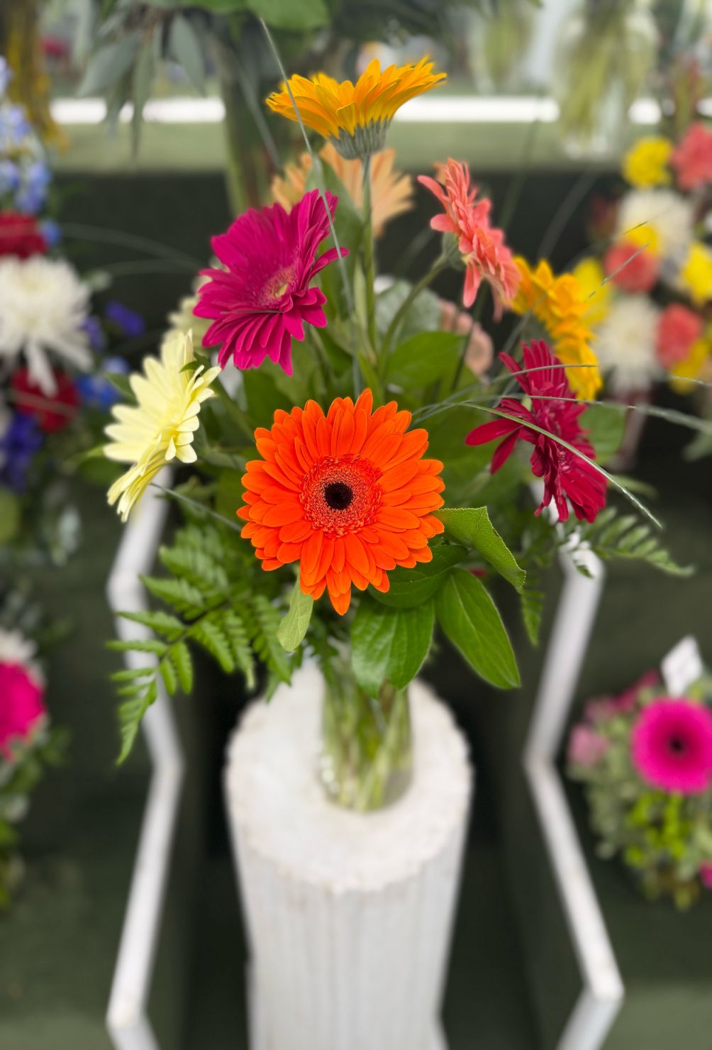 SPLASH OF COLOR ARRANGEMENT IN THE COOLER