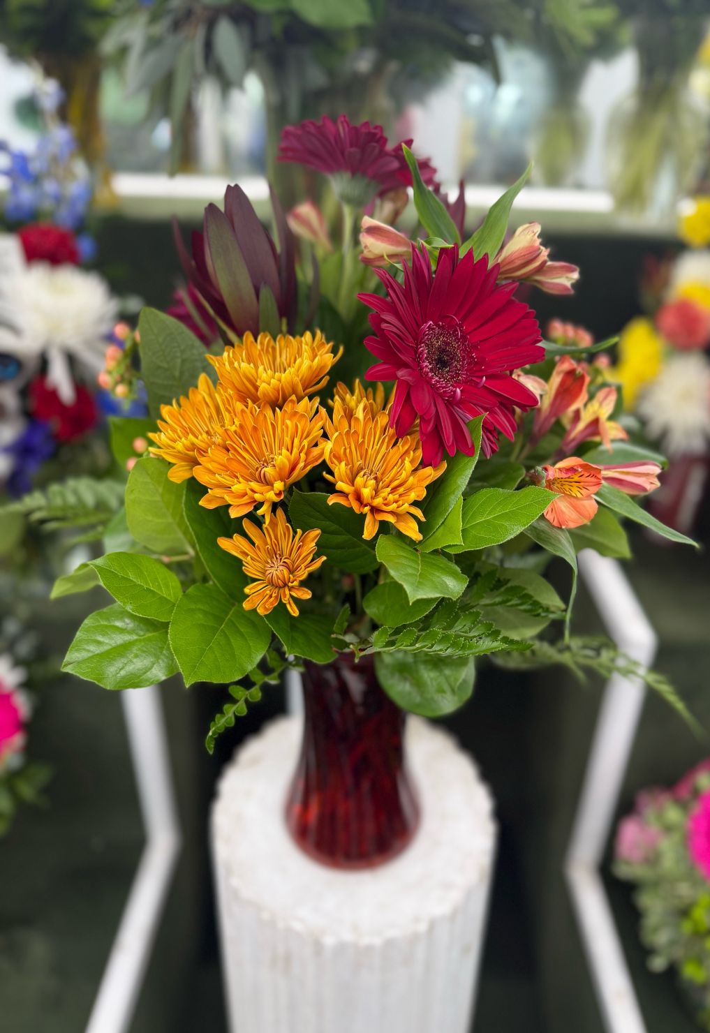 CRIMSON TIDE ARRANGEMENT IN THE COOLER