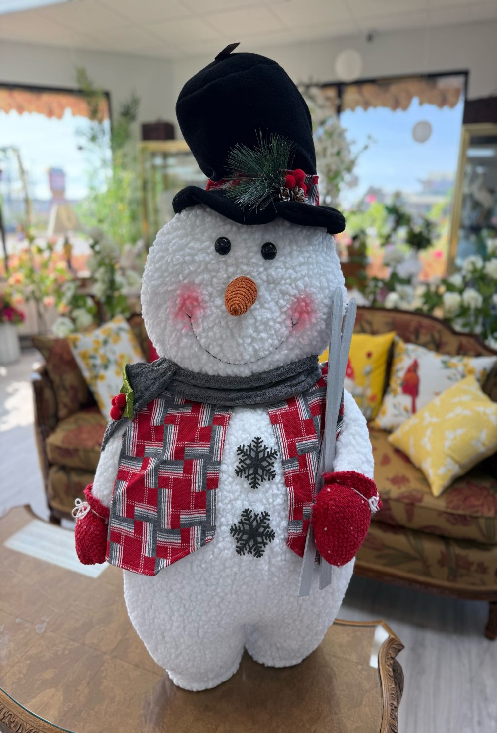 LARGE STANDING CHRISTMAS SNOWMAN
