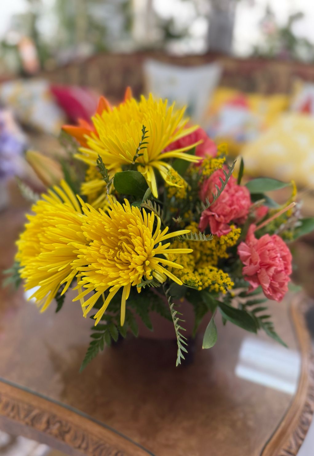 AUTUMN GRATITUDE ARRANGEMENT IN THE COOLER