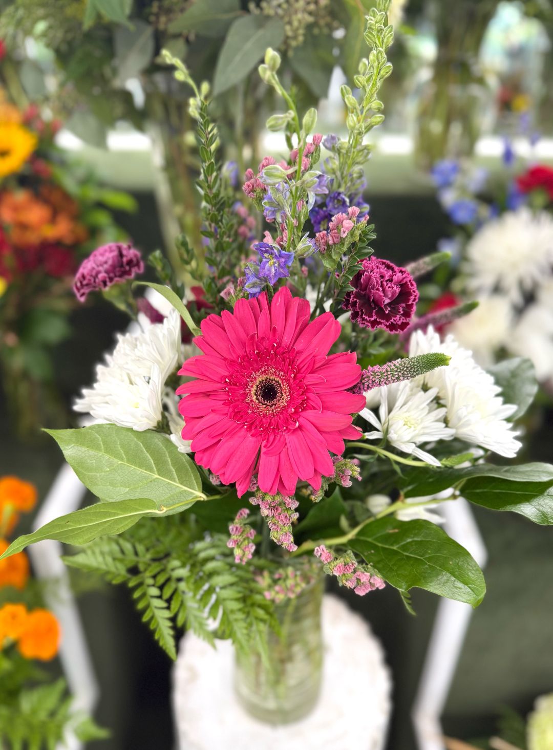 Berry Bright Arrangement In the Cooler