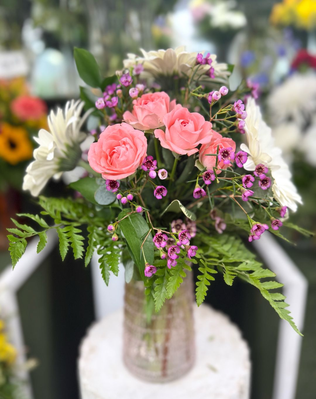 Precious Petals Arrangement In the Cooler