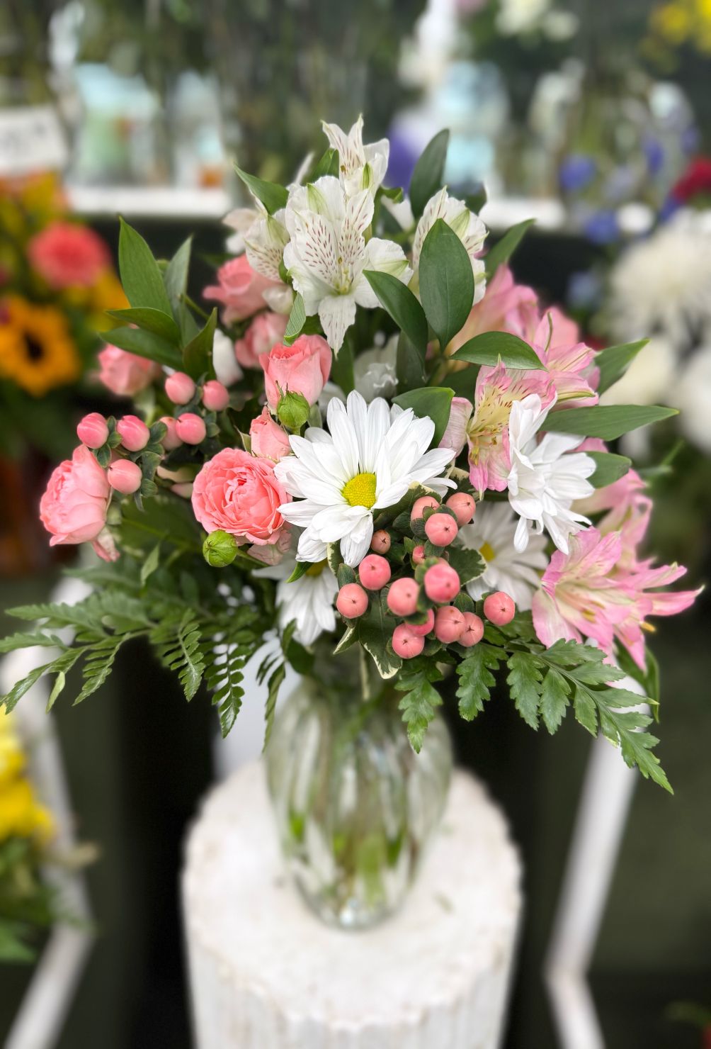 Delicate Daydream Arrangement In the Cooler