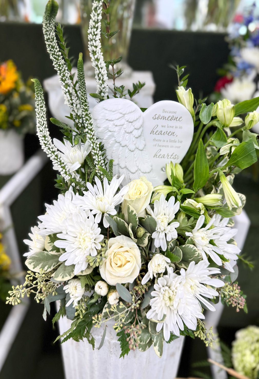 Hearts In Heaven Arrangement In the Cooler